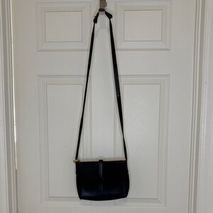 J. Crew Parker Black Leather Bag